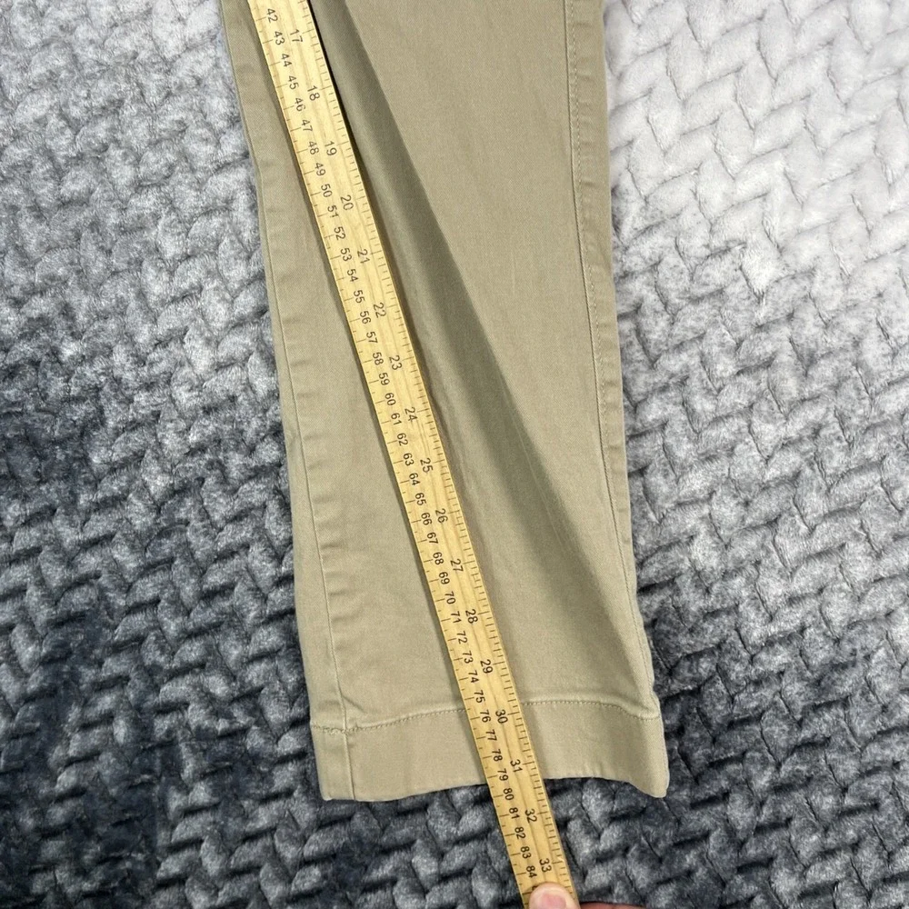 J. Crew Straight Fit Flex Chino‎ Pants Men's 30x32 Beige Cotton H3186